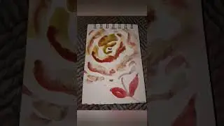 #watercolorpainting #passionforart #flowers #easydraw