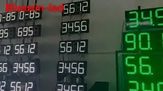 led gas price sign board display petrol station manufacturer