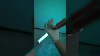 Beautiful, most affordable leia lightsaber#starwars #lightsaber #neopixel #force #leia #Jedi #fvp