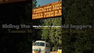 We hopped on the Yosemite Mountain Sugar Pine Railroad Engine 10