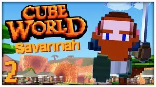 Cube World: Savannah Shakedown! - #2 - MOLE PATROL! (4-Player Gameplay)