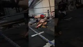 Terry Yaki gets the win with his signature Lo Mein DDT! #wwa4