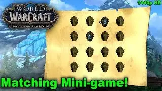 WoW: BFA - (Shell Game) Matching Game World Quest