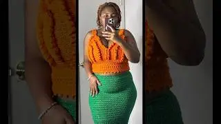 Cute bralette tutorial now available on this channel #crochet #crochetshorts #shortsfyp #crochettop