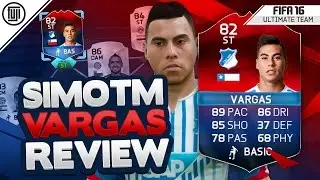 Обзор игрока FIFA 16 SiMOTM Варгас! (82) TOTT - FIFA 16 Ultimate Team