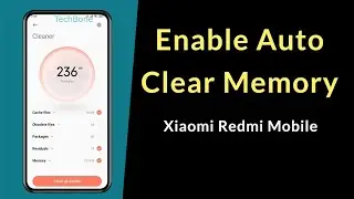 How to Enable Auto Clear Cache & Memory When Mobile is Locked on Xiaomi Redmi Mobile?