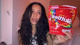 ASMR: candy & ramble (mouthy sounds) 🍬🌈#asmr 