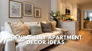 These Genius Tiny Apartment Decor Ideas Will Make Your Home Look Chic & Spacious