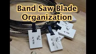 Bandsaw Blade Organization