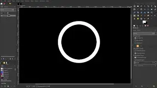 How to draw circles in GIMP (filled and hollow)