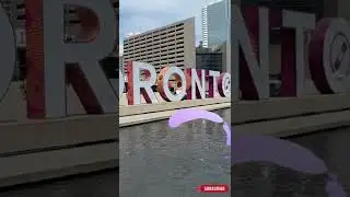Toronto Downtown #shorts #toronto #games #travel #nathanphillipssquare