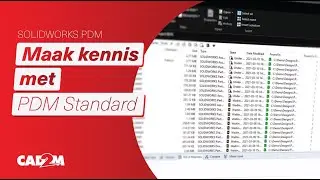 Maak kennis met SOLIDWORKS PDM Standard