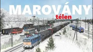 MSTS/OR Vonatok Marov&aacute;ny k&ouml;zel&eacute;ben t&eacute;len