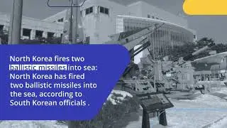 Rapid news / US OPEN/ Talibaan announces new afghan Government/ North Korea fires two missiles