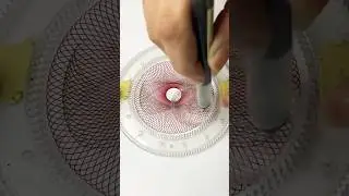 Mesmerizing ASMR Spiral Art for Relaxation | Calming Sounds for Calm! #art #shorts #spirograph #asmr