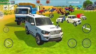&ldquo;Indian Car Towing Simulator | Scorpio vs Truck | Village Driving Gameplay&rdquo;