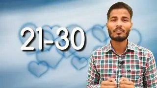Learn Hindi - Numbers in Hindi 21 to 30 with Master ji Rizwan