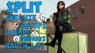 VALORANT: Viper Executes and Setups in SPLIT (Patch 2.01) [Timestamps]