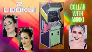 Lethal Cosmetics 1UP palette | 2 looks | Collab with Annki