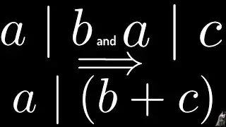 Divisibility Proof with the Sorcerer: a|b and a|c implies a|(b + c)