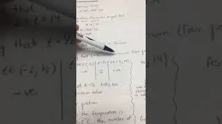 Explaining a full solution of a max/min problem