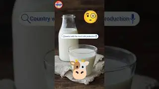 Country with the most milk production #ytshorts #⃣
