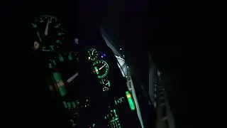 saab 93 vector 2003  cockpit night time