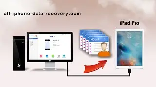 How to Import Contacts from vCard to iPad Pro, VCF Files to iPad Pro