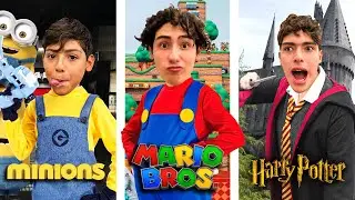 VISITAMOS PELICULAS EN VIDA REAL 😭✨ *increible* 🥳 | Leo Study