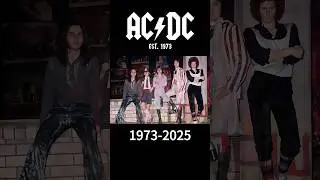 ACDC Then vs Now ⚡🤘 #acdc #celebrity #rock #evolution #transformation #usa