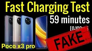 Fake fast charging time for poco x3 pro 33W | Poco x3 pro fast charging test gone wrong | Poco x3