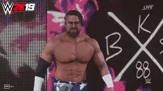 WWE 2K19 : BUDDY MURPHY (205 LIVE MOD) ENTRANCE, FINISHER, SIGNATURE & VICTORY MOTION