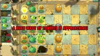 Plants Vs Zombies 2 - Ancient Egypt Pyramid of Doom level 5 Walkthrough