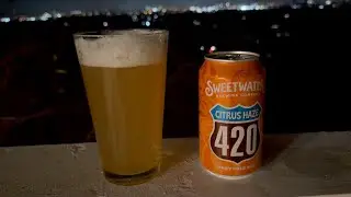 Citrus Haze 420 - Sweetwater Brewing Company #CitrusHaze #CraftBeer