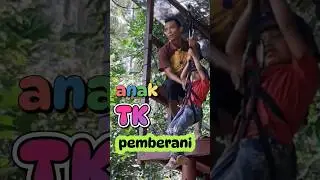 anak tk pemberani #fun #kindergarten #lucu #outboundsemarang