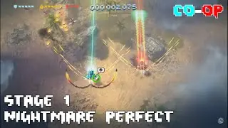 Sky Force Reload- Stage 1- Nightmare Perfect Run (Co-op)- Hays Core
