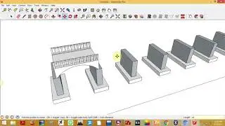 Google sketchup  simple bridge tutorial within 10 minutes