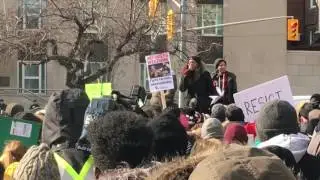 Anti-Trump Demo - US Consulate in Toronto - Feb. 4. 2017 # 2
