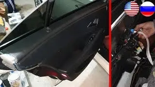 Mercedes W219, CLS Как снять обшивку передней двери / Снятие обшивки двери Mercedes W219
