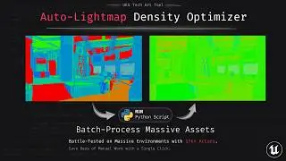 Auto Lightmap Density Optimizer - UE5 Tech art tool