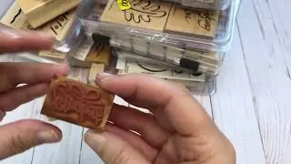 SOLD!!!  DESTASH! Huge Lot of Rubber Stamps / Craft Destash Lot / Nov. 2018