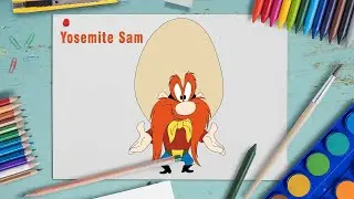 How to Draw Yosemite Sam From Looney Tunes