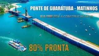Como está a Ponte de Guaratuba hoje? Obra passa de 80% de conclusão