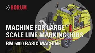 BM 5000 Basic machine - for large scale line marking jobs