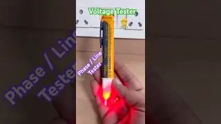 Voltage tester ! Phase - line Tester ! electrican tool ! crazy tool #voltage #tester #phase #fluke