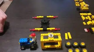 Lego 6352 Cargomaster Crane timelapse