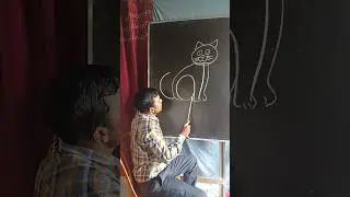 Amazing cat drawing #cat#art#viral#shorts#drawing#trending