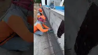 Team work install rebar U drain (part 2)