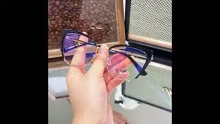 82178 Ultra-Light Cat-Eye Glasses &ndash; Spring Hinge & Blue Light Protection #acetateframes #sunglasses