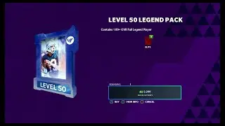 WE PULLED THE BEST ONE OMG!!!!! LEVEL 50 LEGEND PACK OPENING